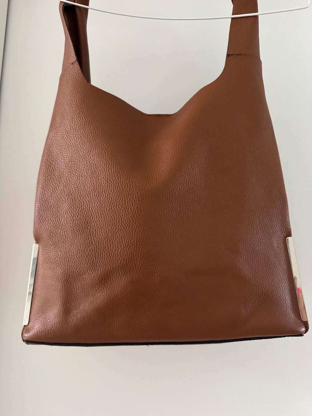 Borse da donna: Edle Handtasche aus Leder, Cognac Braun – Nuovo (secondo la descrizione) da Locarno venduto da Galbanino