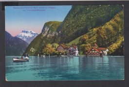 Obermatt  vis-a-vis Weggis    -   alte Ansichtskarte **