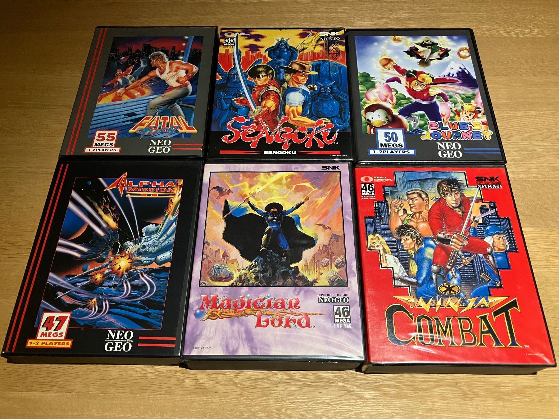Snk Giochi: 6 jeux Neo Geo AES US Original – Usato da Alle venduto da Stu8