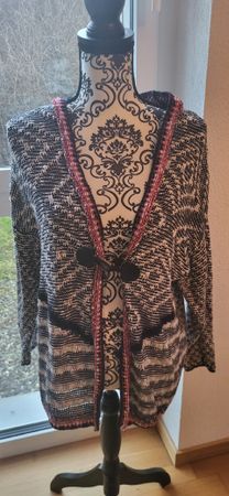 jacket Anna Field T 34 bleu blanc manches longues
