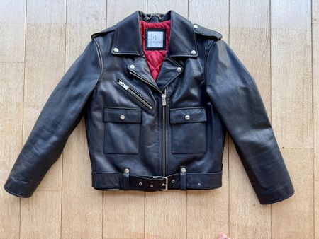 ANINE BING – Perfecto en cuir noir S - Neuf jamais porté