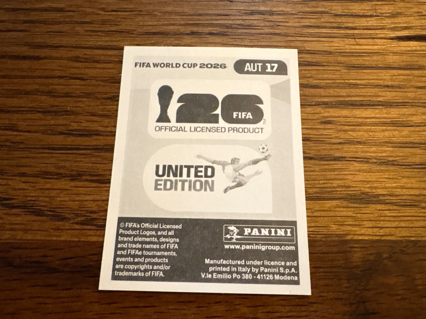 Panini Carte collezionabili: Panini 2026 AUS 17 – Nuovo (secondo la descrizione) da Elsau venduto da Cerry81 1