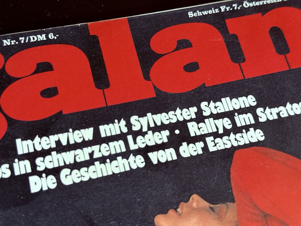 Riviste & Magazine: GALAN Magazin Nr. 7/1977 mit Stallone Interview! – Usato da Zuerich venduto da SonderArt-Wertgut 2