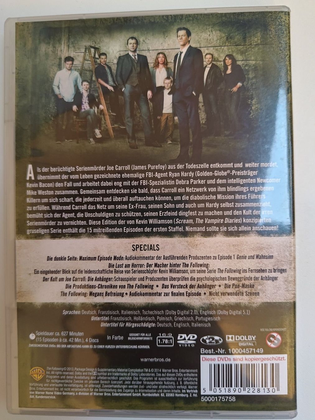 Alle DVDs: The Following - Staffel 1 & 2 – Gebraucht aus Liestal von Kratzilla 2