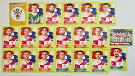 Team Croatia / Kroatien Komplett - Panini FIFA WM 2026