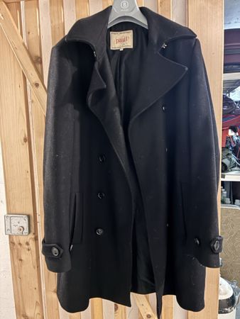 Paul Costelloe Wollmantel Schwarz Grösse L