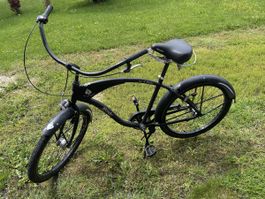 Cruiser Fahrrad Ace of Spades schwarz guter Zustand