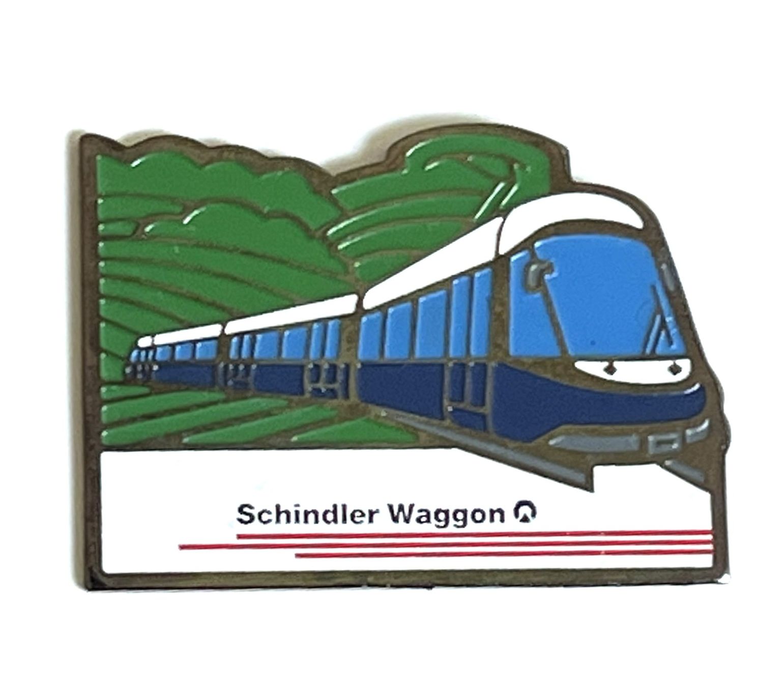 SBB/CFF/FFS Placchette & Badge: Pin Schindler Waggon – Usato da Kriens venduto da TSCH1
