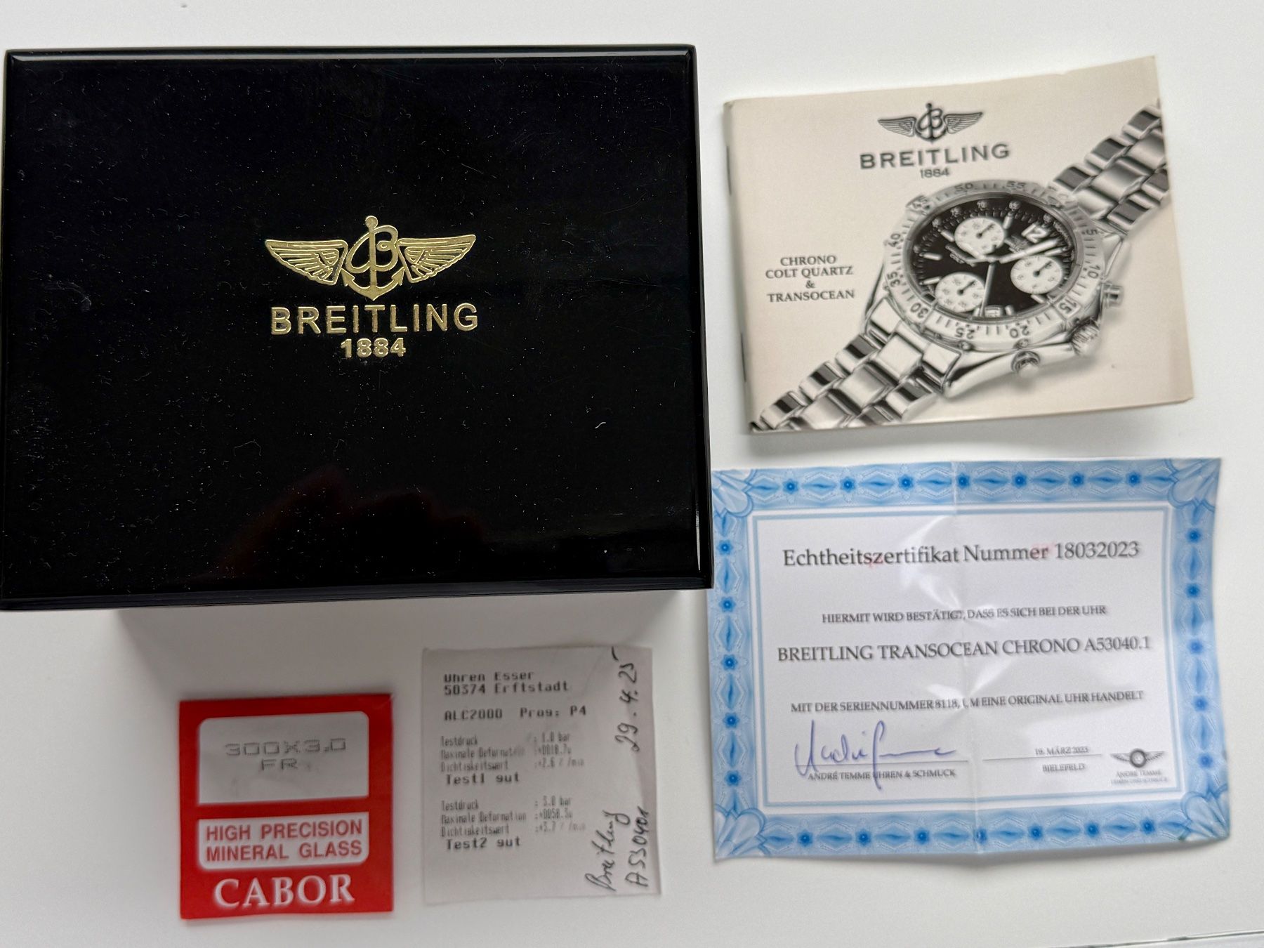 Breitling Orologi: BREITLING 41 mm Transocean Chronograph A53040 – Usato da Altendorf venduto da tam_m2xm 8