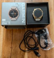 Garmin Fenix 7S Solar Premium Multisport Uhr Gold Weiss