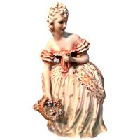 Ceramiche D’Arte Milano beautiful porcelain figurine woman