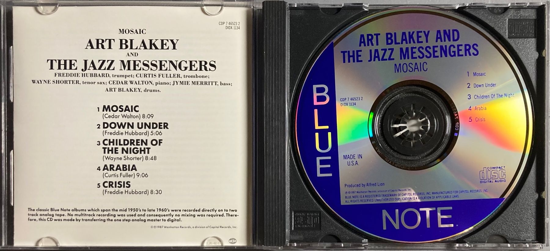 CD: ART BLAKEY & JAZZ MESSENGERS - MOSAIC – Usato da Poliez-Pittet venduto da Newtown-Records 2