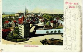 Gruss aus Bern Nydeckquartier  1901