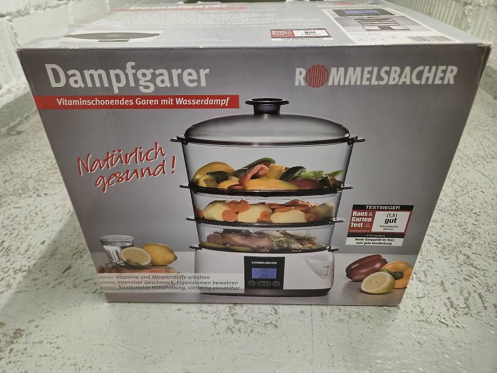 Elettrodomestici da cucina: Rommelsbacher Dampfgarer Neu OVP – Usato da Wohlen AG venduto da ste_w55b