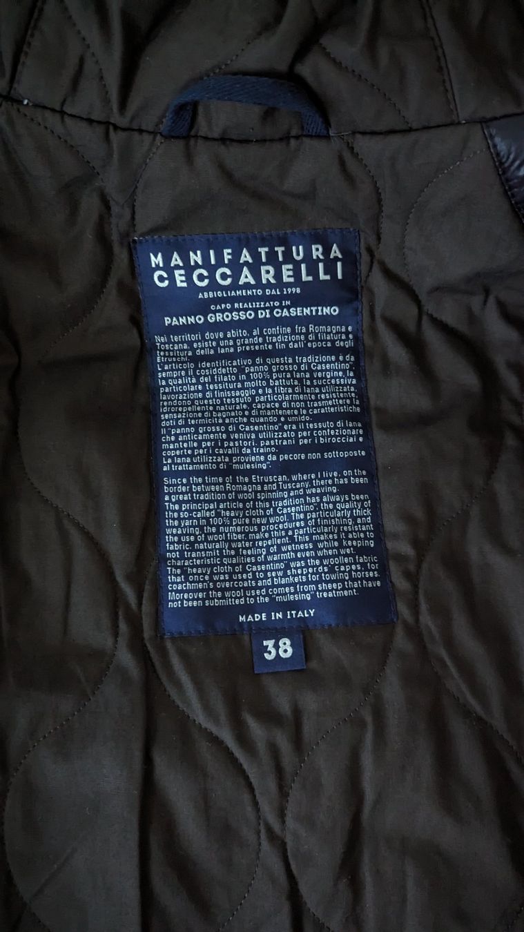 Jacken: Manifattura Ceccarelli Winterjacke – Neu (gemäss Beschreibung) aus Zürich von  2