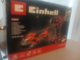 Einhell TC-TK 18 Li Kit Werkzeugset Akkuschrauber Winkelschl