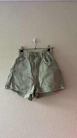 shorts jeans verdino