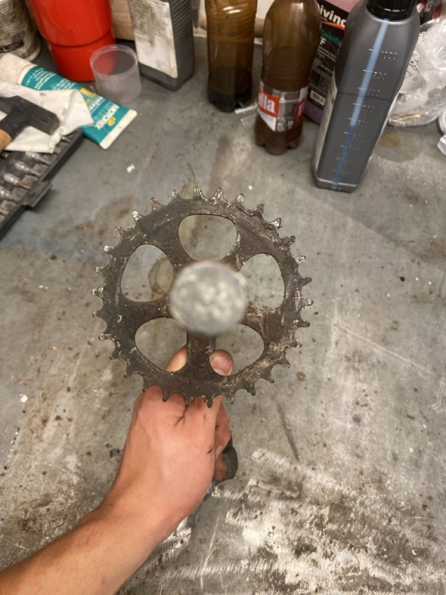Puch Parti ricambio per ciclomotori: Töffli Trettachse  – Usato da Büren an der Aare venduto da twostrokeguy 2