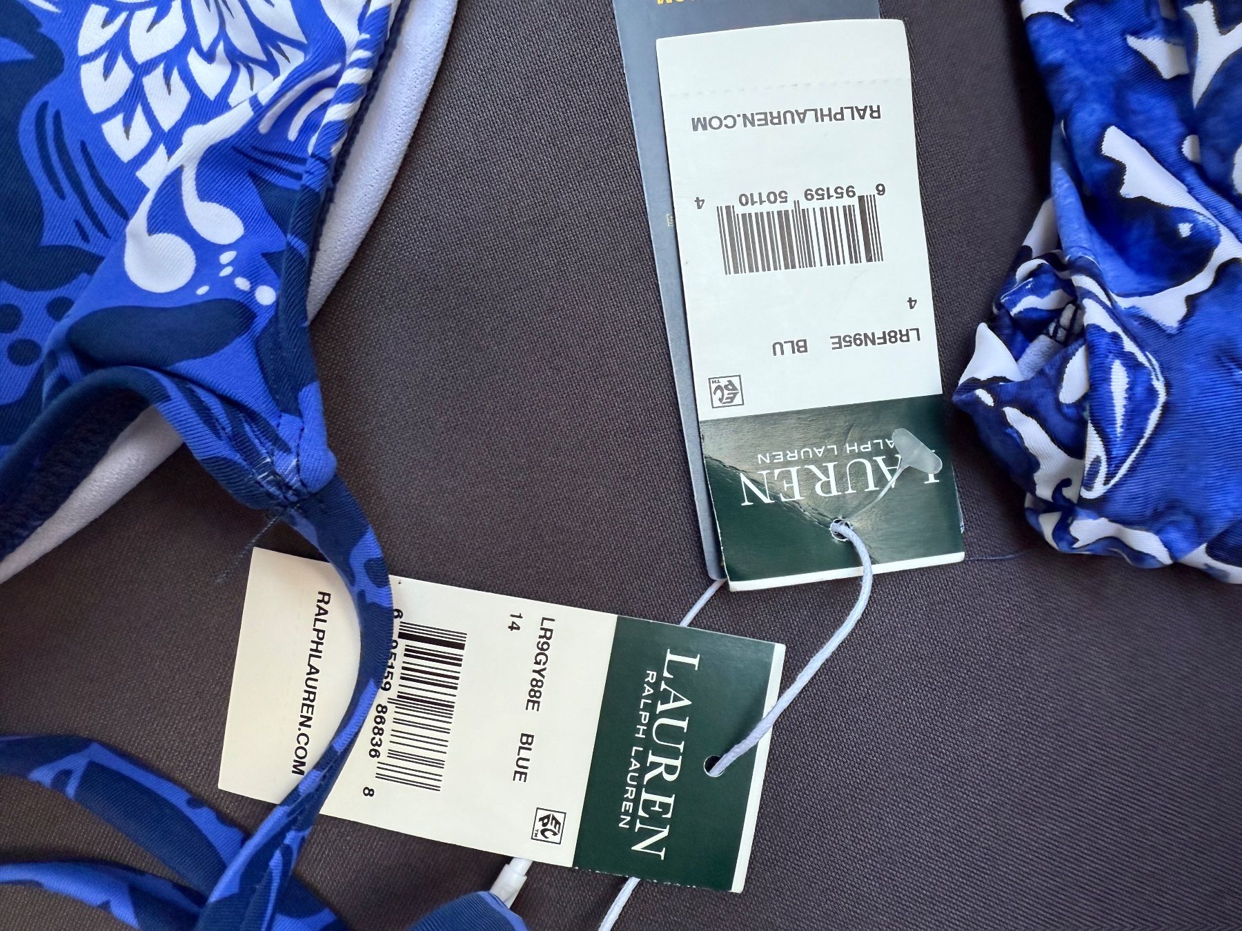 Ralph Lauren Badekleider & Bikinis: Ralph Lauren Bikini, blau/weiss 14 – Neu und originalverpackt aus Riehen von edu_92w7 1