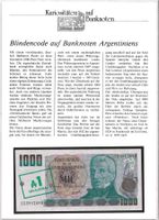 Banknote Argentinien
