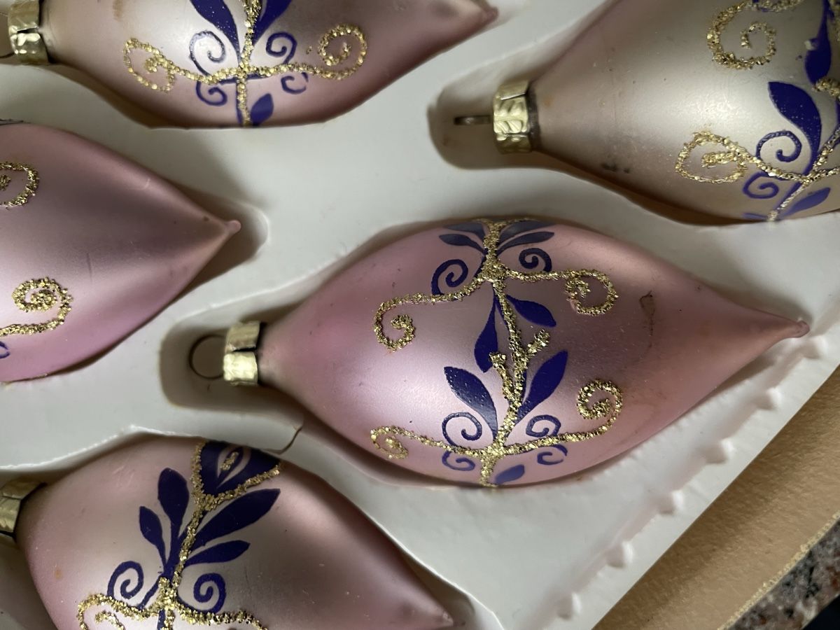 Alle Dekorationen: Antike Weihnachtsbaumschmuck Glaskugel lila – Gebraucht aus Oberentfelden von vilibrand 3