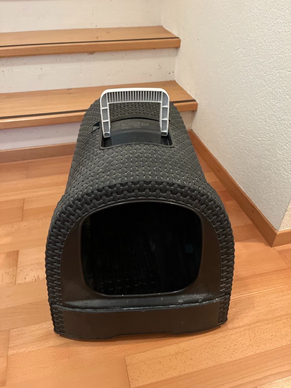 WC: Curver Katzentoilette in Rattan-Optik – Gebraucht aus Einsiedeln von David.11 1