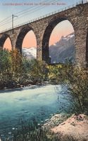 Frutigen (BE) – Lötschbergbahn-Viadukt über die Kander Bahn