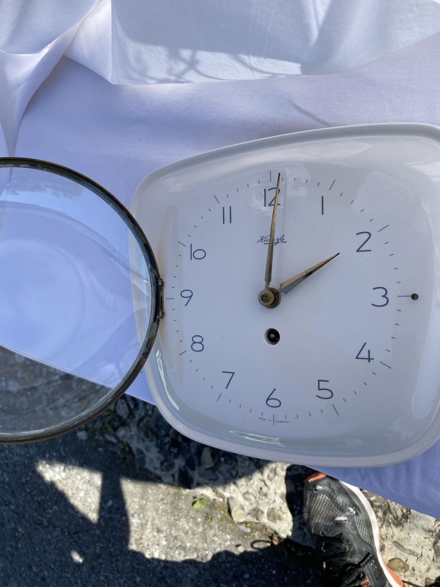 Kienzle Orologi: Vintage Keramik Wanduhr, 60er – Usato da Glattbrugg venduto da Pischte.Brockenhaus 3