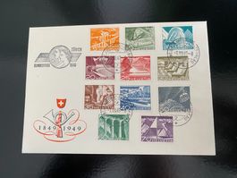 1949 Technik & Landschaft / FDC Ohne Adresse
