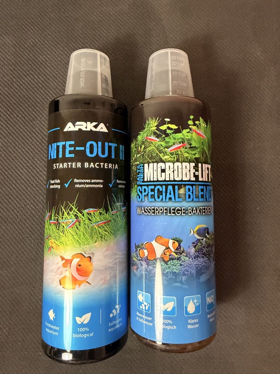 Aquarium: Meerwasser Starter Bakterien Set Microbelift – Gebraucht aus Winterthur von R2D_Y7C