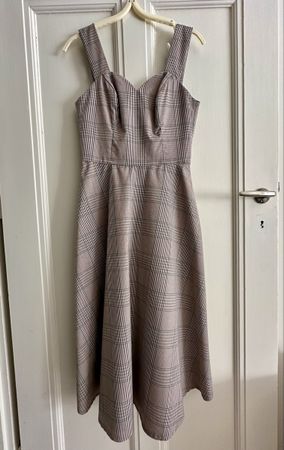 Plaid Dress from Italy, Size XS