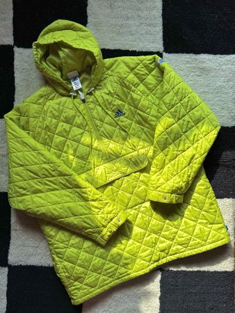 Vintage Adidas Anorak Green Oversize (Rare find)