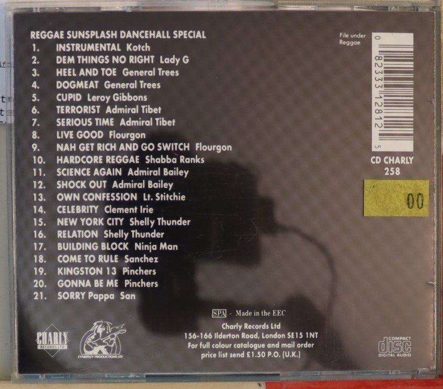 CDs: Reggae Sunsplash - Dancehall Special. – Gebraucht aus Luzern von CONTENTI 2