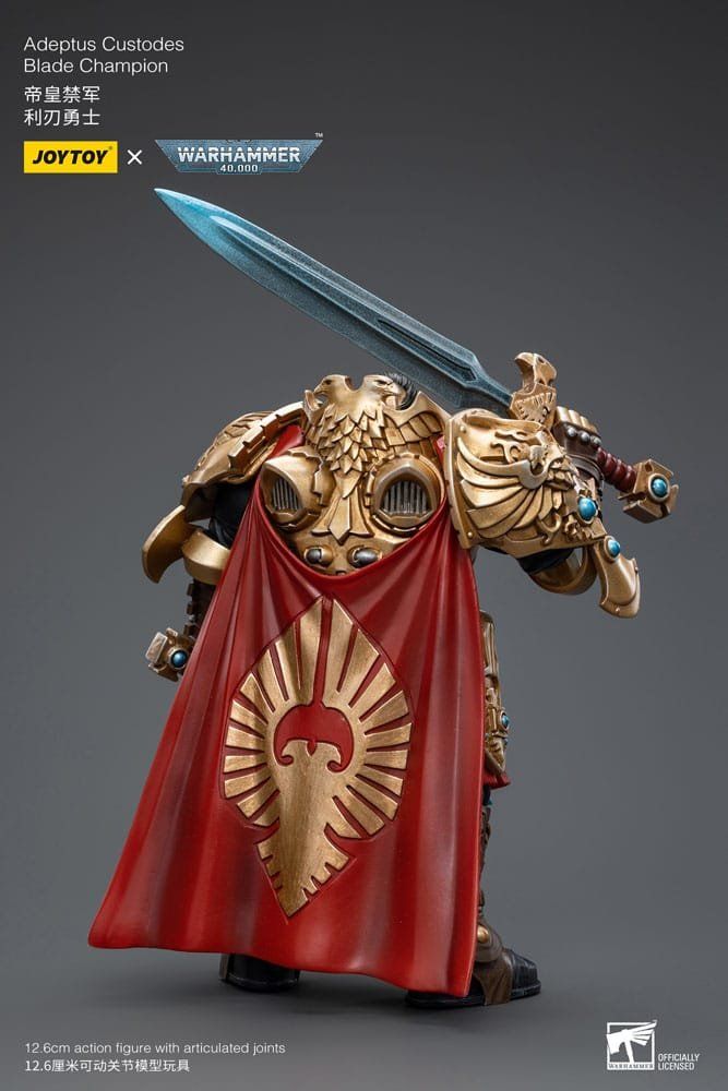Statuette: Warhammer 40k 1/18 Adeptus Custodes Blade Champion 12 cm – Nuovo e nell'imballaggio originale da St-Imier venduto da ATTAKSHOP 2