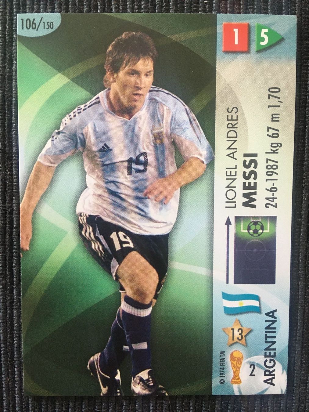 Panini Carte collezionabili: Panini 2006 WM Goaaal Lionel Messi Mint – Nuovo (secondo la descrizione) da Wabern venduto da Collectfun