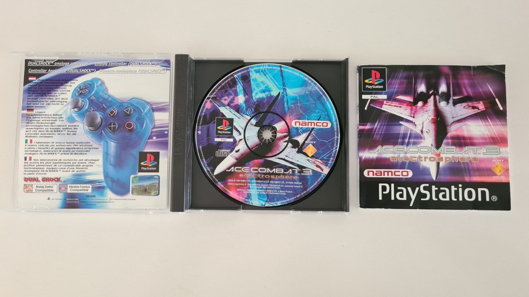 Namco Giochi: PlayStation PS1: Ace Combat 3 - Electrosphere Game – Usato da Winterthur venduto da stufaphi 1