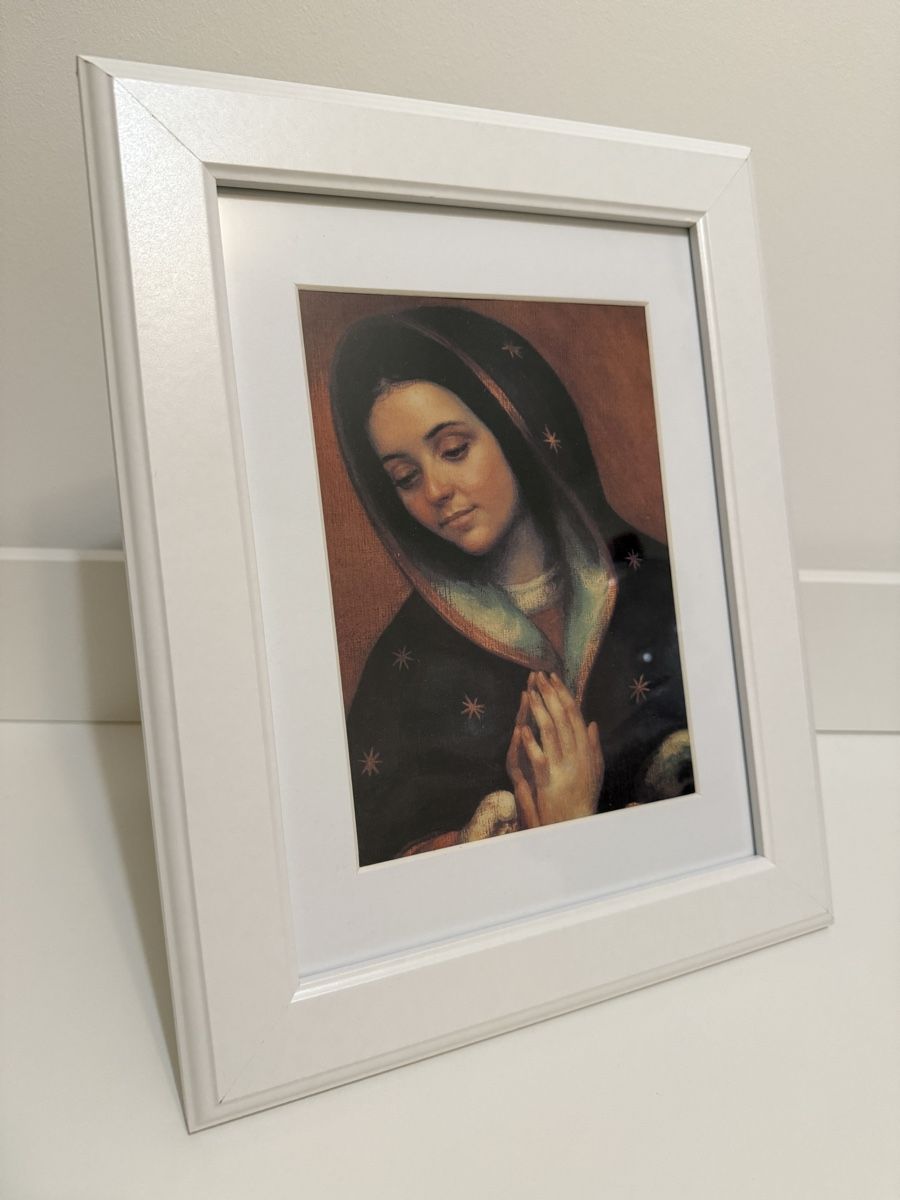 Foto & Immagini: VB Rahmen ca. 30x24cm mit Papst/Bischof/Gottesmutter Bild – Nuovo (secondo la descrizione) da Goldach venduto da igwhitestar 2