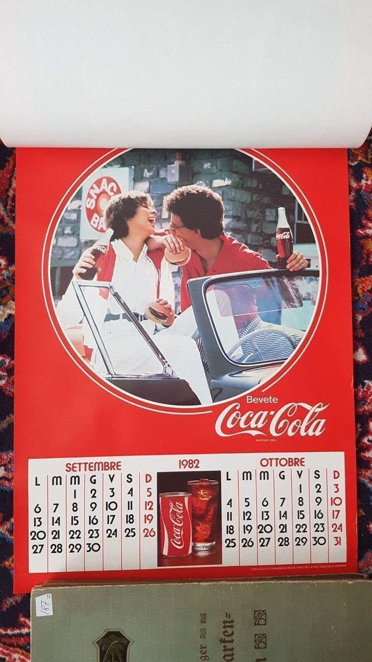 Coca-Cola Calendari: Coca Cola Kalender 1982 – Usato da Mörschwil venduto da antiksalon 7