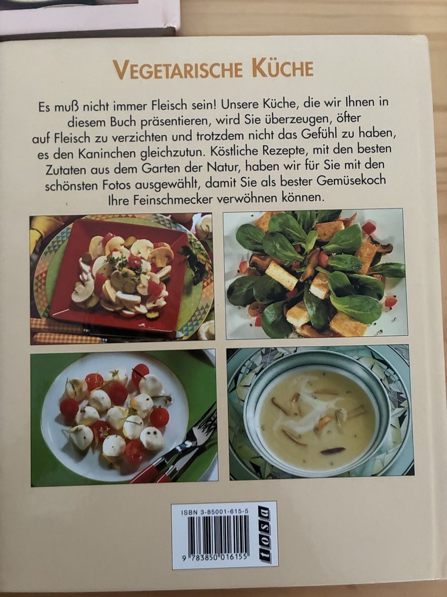 Libri: 3 vegetarische Bücher – Nuovo (secondo la descrizione) da Buchs ZH venduto da how_wf9j 4