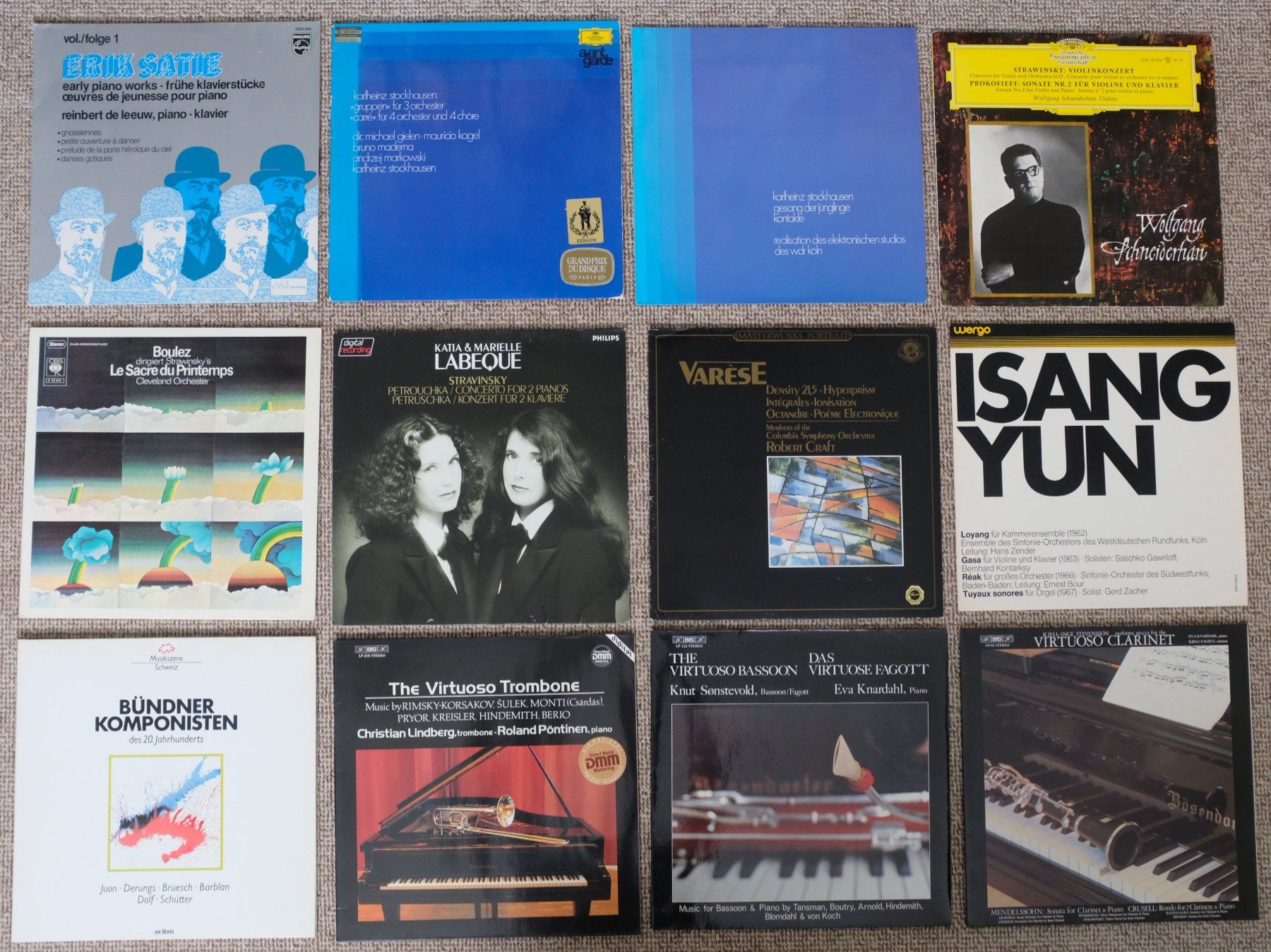 Dischi in vinile: 72 Vinylschallplatten, Klassik 20. Jarhundert – Usato da Zell ZH venduto da ticino03 5