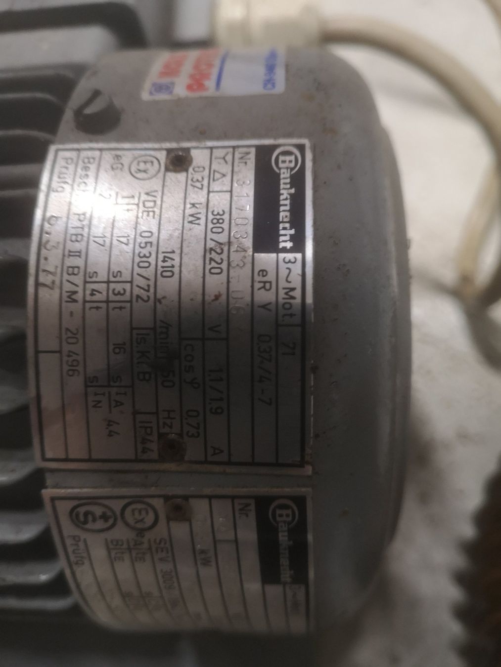 Altre raccolte & rarità: Tanksäule Pumpe Motor – Usato da Rubigen venduto da Wbowtie 1