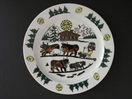 Dessertteller ø20.5 cm * LIOBA Appenzeller Motiv Langenthal