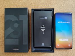 Samsung Galaxy S21 5G, 256 GB, Dual SIM, Ab 1.00 Franken!