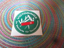 VICTORINOX TASCHENMESSER AUFKLEBER SEHR SCHÖN
