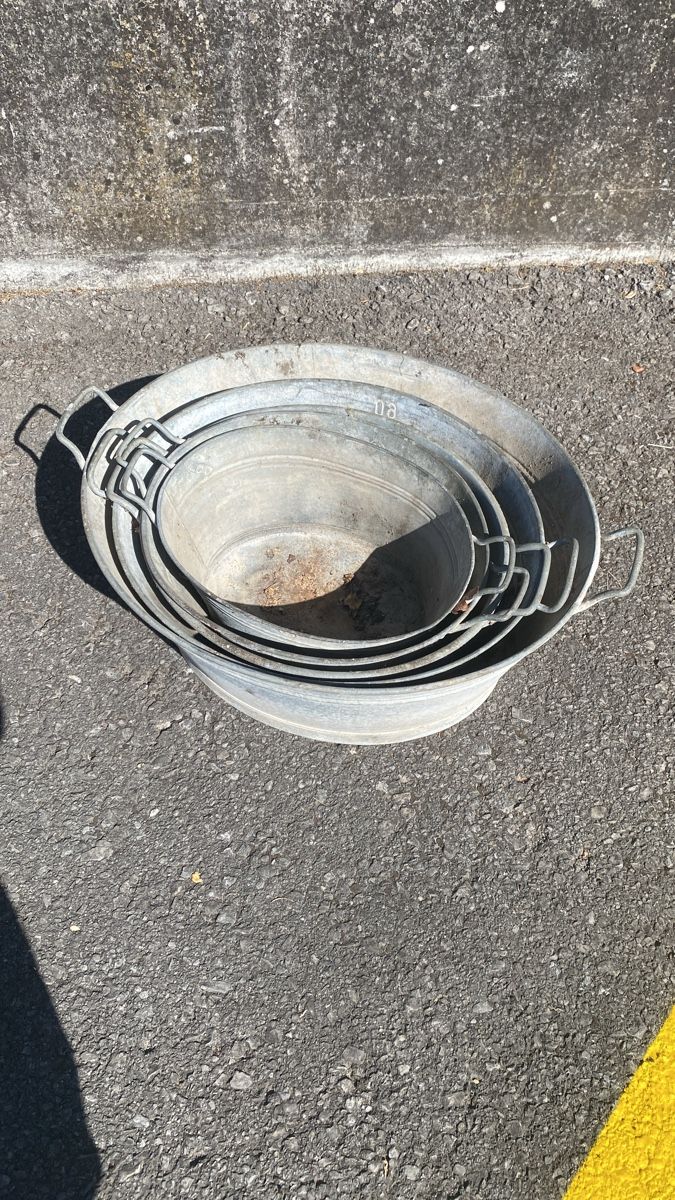 Autres décorations pour le jardin: Zinkwanne - Waschzuber 72 Liter – D'occasion à Zug par Atelier-Reduit 3