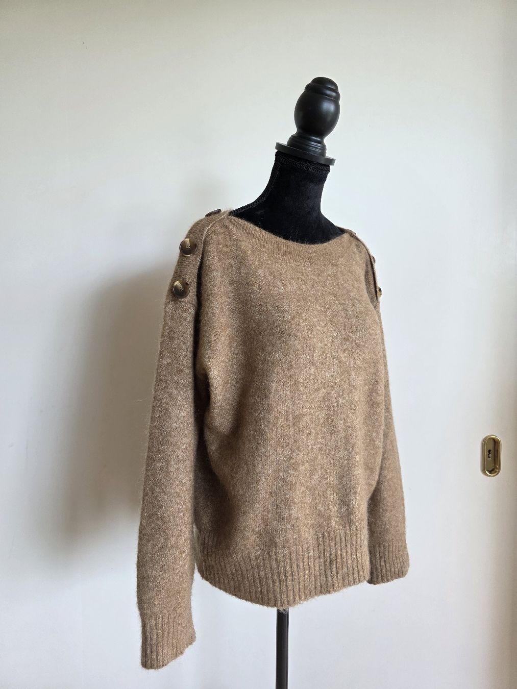 Sezane Pullover & Sweatshirts: Sezane Strickpullover Mohair Braun Gr. S – Neu (gemäss Beschreibung) aus Zürich von LIMAR 2