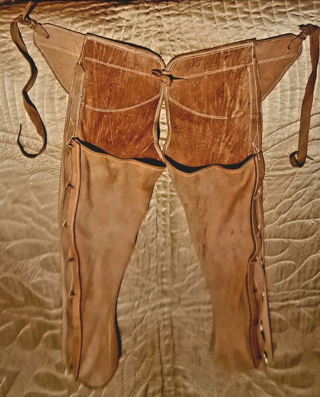 Hosen: Chaps Mexicain cuir souple et doux – Neu (gemäss Beschreibung) aus Basel von Cronchi1 2
