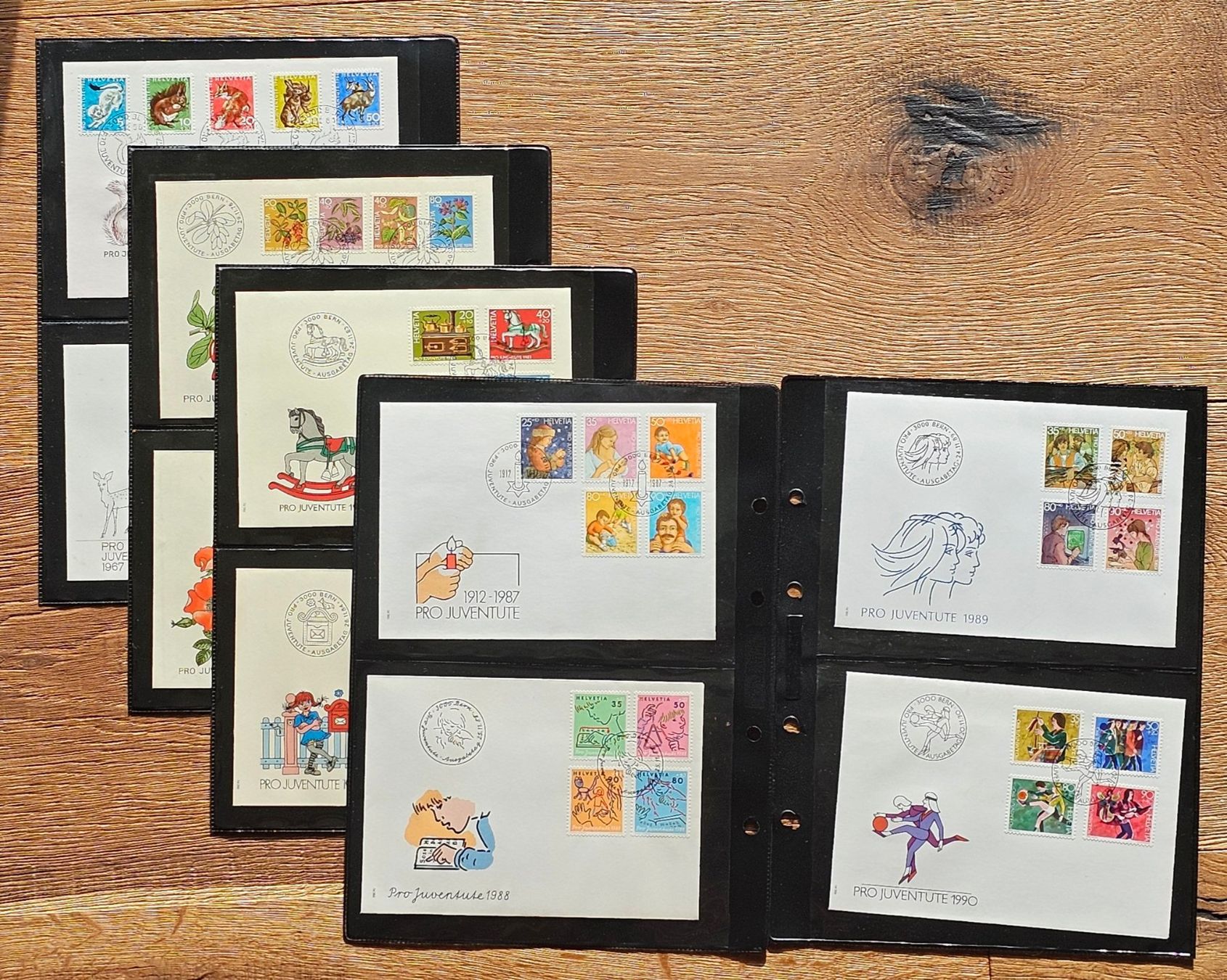 Tous les timbres: Briefmarkensammlung Pro Juventute – D'occasion à Füllinsdorf par Felice007 4