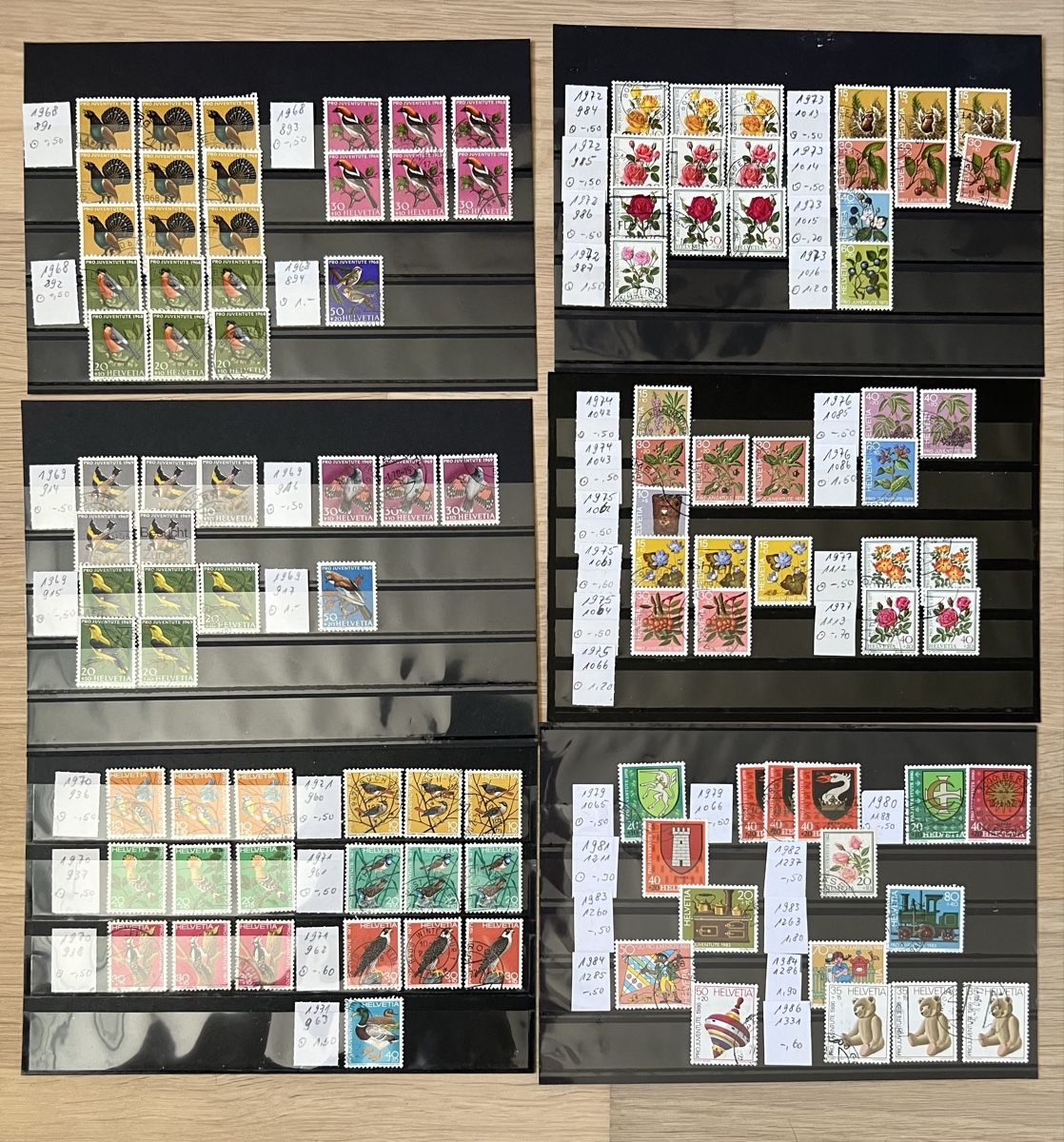 Alle Briefmarken: PJ Sammlung auf über 50Stk. Steckkarten – Gebraucht aus Braunau von Desil2511 8