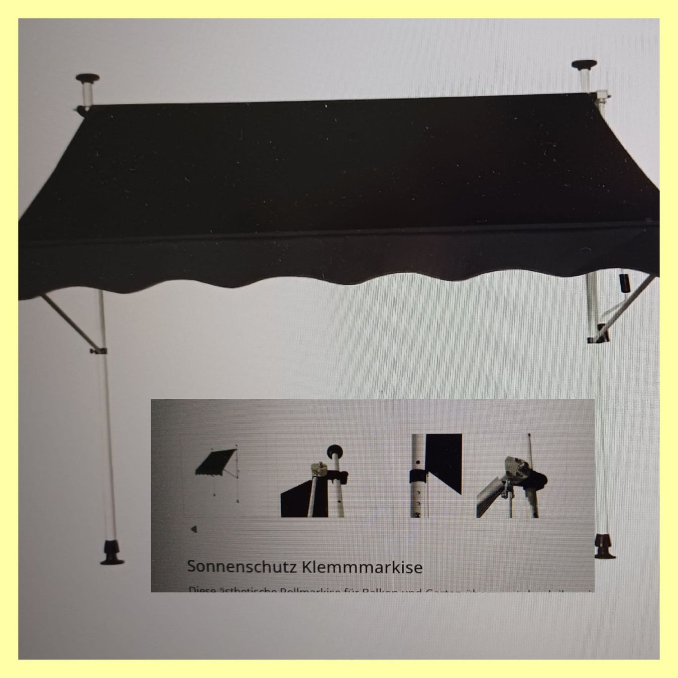 Tende da sole: Marquise/store .Terasse oder Balkon idealer Platz!NEW! – Nuovo e nell'imballaggio originale da Payerne venduto da jea_m6nb 9